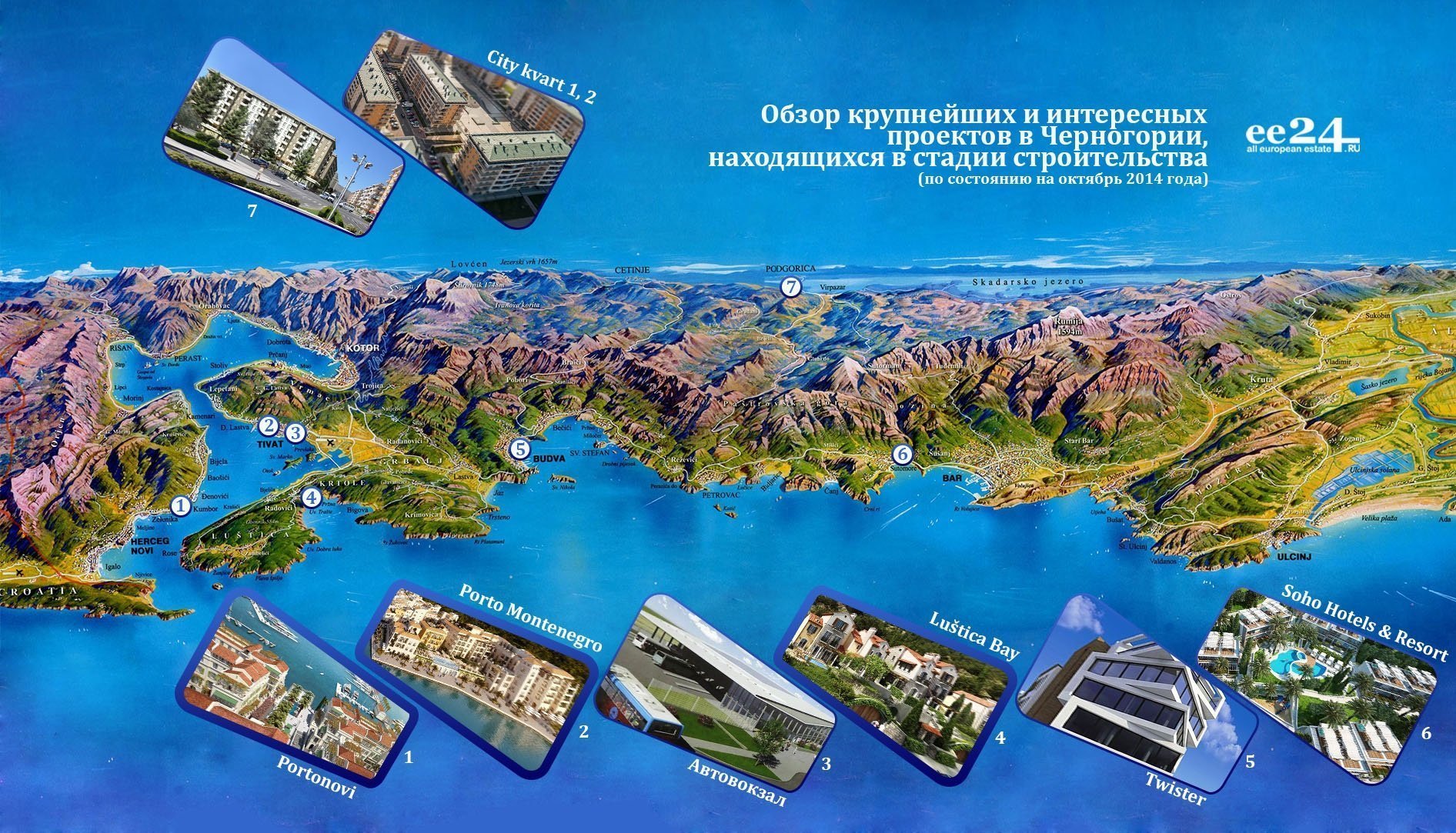 Кипит стройка: все о новых проектах в Черногории | Фотография 1 | ee24