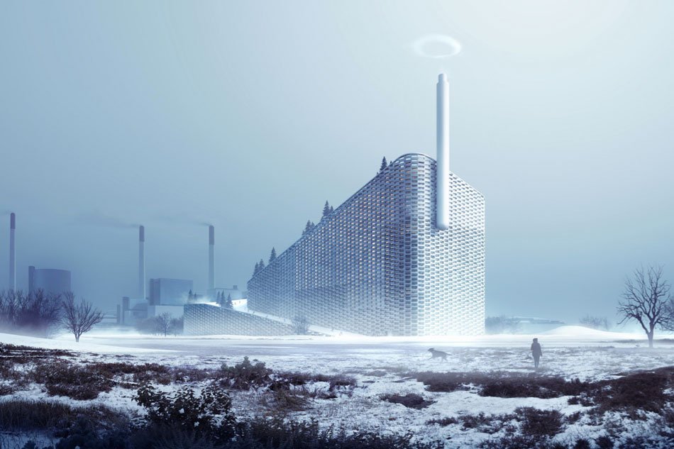Датчане построят горнолыжный курорт на крыше завода